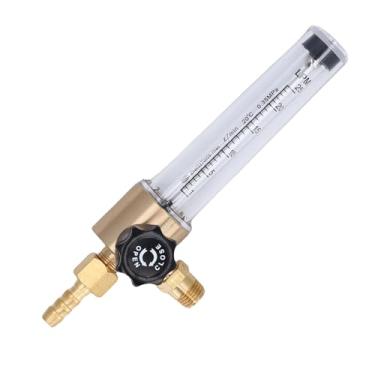 Imagem de LiebeWH Regulador de Argônio e Medidor de Fluxo de Gás - Rosca 1/4 NPT, Design de Bola Flutuante, Faixa de 1-25L para Medição de Fluxo de Ar Industrial