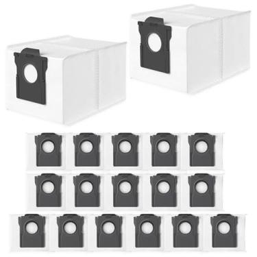Imagem de Pacote com 18 sacos descartáveis L40 Ultra Dust Bag para Dreame X50 Ultra/Aqua10 Series/X40 Ultra/X30 Ultra/L50 Ultra/L40s Ultra/L40s Ultra AE/L40s Ultra CE/L10s Ultra Gen 2/L10s Pro Ultra Vacuum