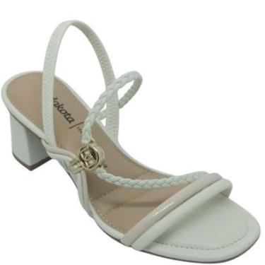 Imagem de Sandália Dakota Feminina Casual com Tira Trançada Salto 5,5cm-Feminino
