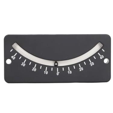 Imagem de TOPINCN Inclinômetro Analógico, 40 a 40 Graus Inclinômetro de Alta Resolução Feito de Plástico ABS Com Furo de Montagem, para Medição de Microângulos Horizontais