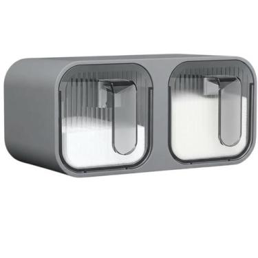 Imagem de Porta Temperos De Parede Organizador Duplo Moderno Sem Furos - 2W, Cin