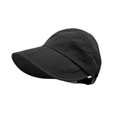 Imagem de Boné De Verão Feminino De Secagem Rápida Com Visor Fino E Função De Má