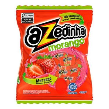 Imagem de Bala Freegells Mastigavel Azedinha Morango 475g