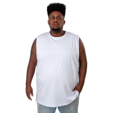 Imagem de Camiseta Camisa Regata Masculina Machão Big Lisa Plus Size-Masculino