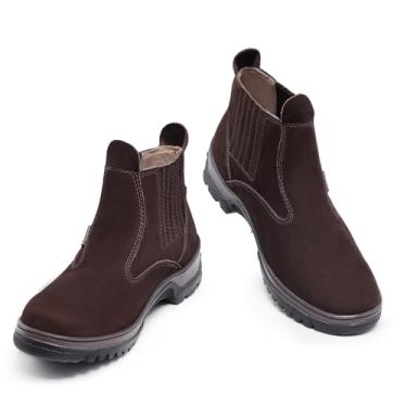 Imagem de Bota Coturno Masculino 500 Couro Botina Casual