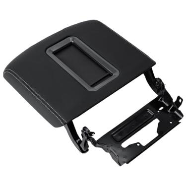 Imagem de LesNau Tampa do apoio de braço do console central 0227083AA para Chevrolet Tahoe Chevy Suburban GMC Sierra 1500 2500 3500 2500 2500HD 3500HD Yukon XL, substituição da tampa do apoio de braço