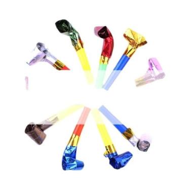 Imagem de Conjunto De Apitos De Dragão Coloridos De Plástico Para Atmosfera De F