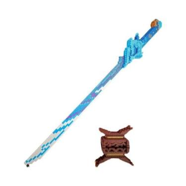 Imagem de Brinquedo De Blocos De Montar De Espada Samurai E Faca Ninja Para Cria