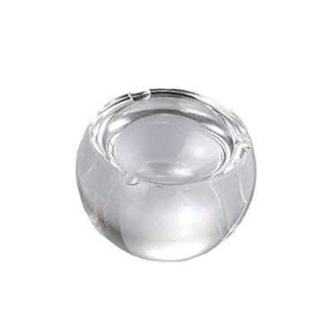 Imagem de Cinzeiro de cigarro para uso interno ou externo estilo europeu grande cinzeiro de cristal personalidade exterior interior acessórios domésticos bandeja de cinzeiro para fumar para decoração de