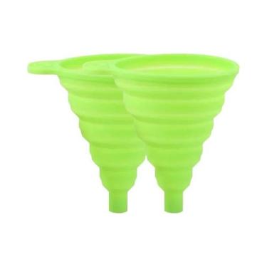Imagem de Funil De Silicone Dobrável Para Motor De Carro, 2 Peças, Portátil Para