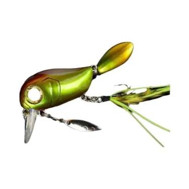 Imagem de Iscas Artificiais Rígidas De Superfície 8g Com Glitter Para Pesca De R
