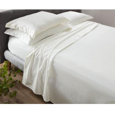 Imagem de Lençol KING Branco Off White Algodao Egipcio 200 Fios Avulso