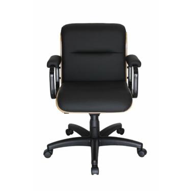 Imagem de Cadeira Eames Diretor Linha Capa em Madeira Preto