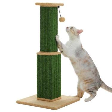 Imagem de Arranhador para Gatos PAWZ Road 81 cm de Altura Carpete Verde