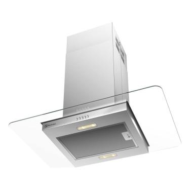 Imagem de Coifa De Ilha 90cm Inox Com Vidro Led 127v - Electrolux