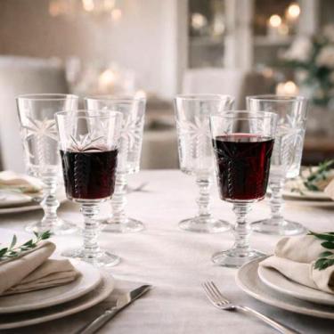 Imagem de Conjunto De Taças Trancoso Em Vidro Transparente 320ml 6pçs - Hauskraf