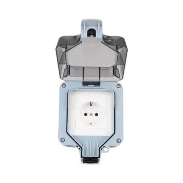 Imagem de Fonte De Energia Externa À Prova d'Água 16A Com Tomada Dupla E Carrega