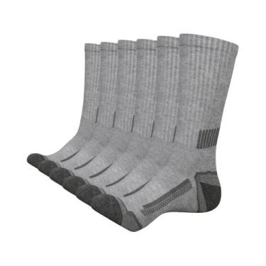 Imagem de Meias Esportivas Masculinas, 6 Pares, Absorventes De Suor, Confortávei