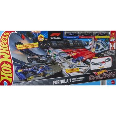 Imagem de Hot Wheels Pista Racing F1 Conjunto Trilhas de Herois Mattel JDY16