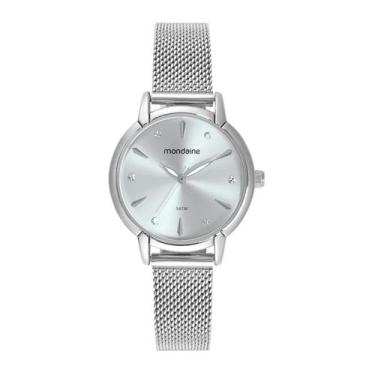 Imagem de Relógio Mondaine Feminino Analógico Prateado Resistente a Água 32703L0