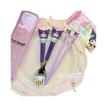 Imagem de Conjunto De Talheres De Aço Inoxidável Sanrio Hello Kitty Melody Cinna