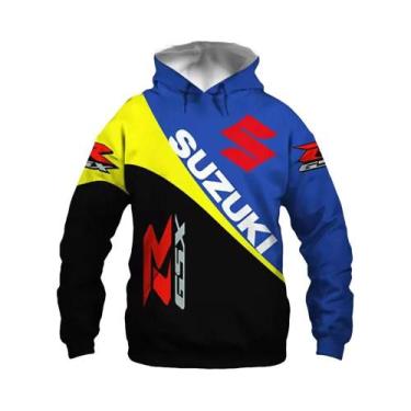 Imagem de Moletom Masculino Com Estampa Gráfica 3D Suzuki Rock Climber, Moda Mas