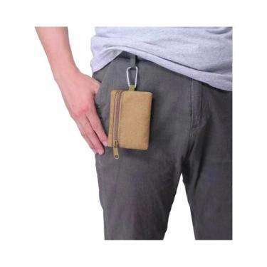 Imagem de Bolsa Tática Compacta Para Chaves Ao Ar Livre, Porta-Moedas Com Zíper,