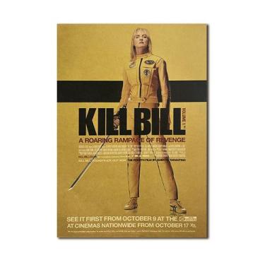 Imagem de Pintura de pôster Kill Bill Vintage Retro Kraft Paper 51,5x36cm - taiy