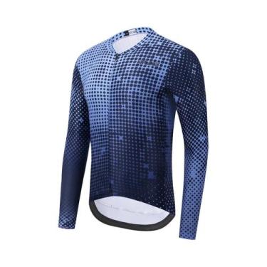 Imagem de Camisa De Ciclismo Masculina Fina De Manga Longa Com Proteção UV Para 