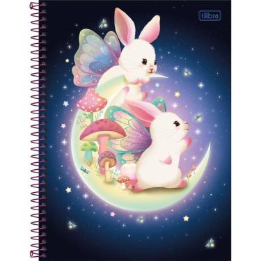 Imagem de Caderno Capa Dura Universitário 80f 1 Matéria Bunnyfly Tilibra Estampa 2