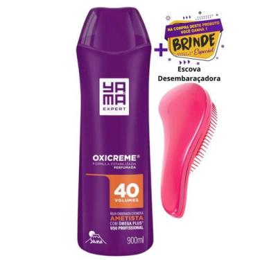 Imagem de Água Oxigenada Yamá Cremosa Oxicreme Ametista 40vol 900ml