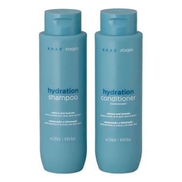 Imagem de Kit Hidratação Braé Stages Shampoo 250ml e Condicionador 250ml Hydrati