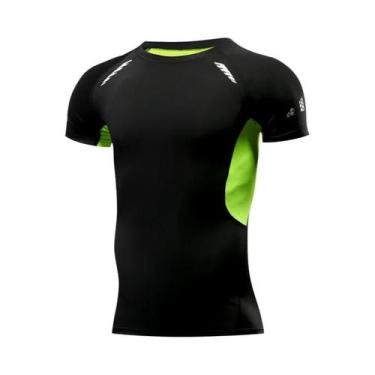 Imagem de Camiseta De Compressão Masculina De Secagem Rápida Para Corrida, Respi