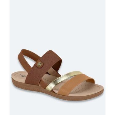 Imagem de Sandália Feminina Rasteira Modare Marrom-18177, Marrom, 37