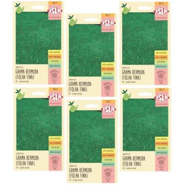 Imagem de 6X Sementes Grama Bermuda (Folha Fina) ISLA