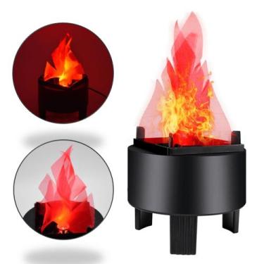 Imagem de Chama Efeito Fogo Artificial Realista Para Eventos e Ambientes Colonia