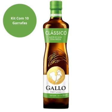Imagem de Azeite De Oliva Extra Virgem Gallo 250ml Kit Com 10
