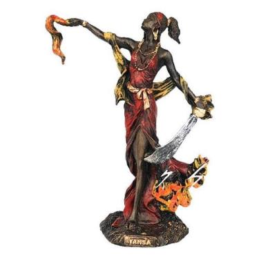 Imagem de Iansã yansã oyá inhançã umbanda candomblé estátua resina Grande  - SHO