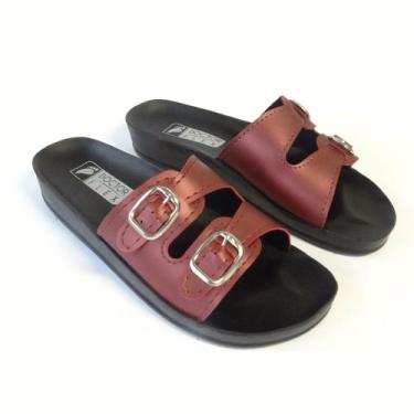 Imagem de Sandália 2 Fivelas Doctor Comfort - Doctor Flex, 36, Vinho