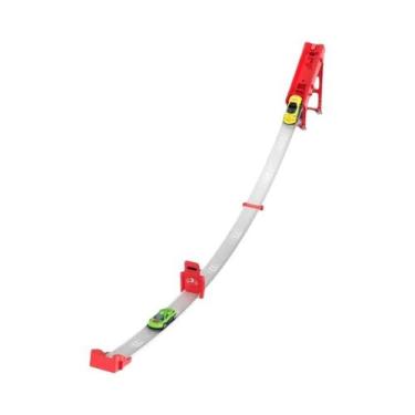 Imagem de Carrinho De Corrida Infantil Com Catapulta, Brinquedo De Pista, Carro 