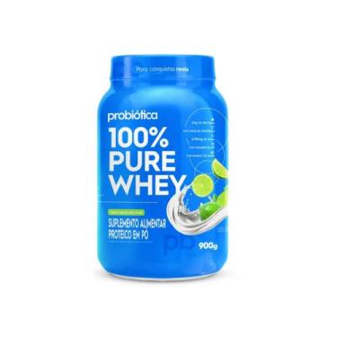 Imagem de 100% pure whey pote 900g iogurte com limão - Probiótica
