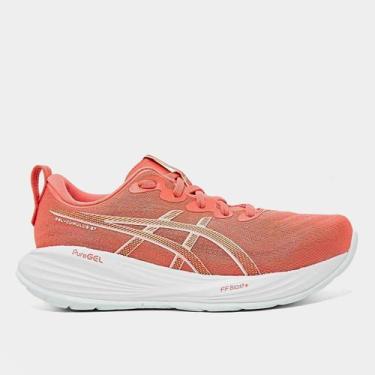 Imagem de Tênis Asics Gel Cumulus 27 Feminino, Rosa, Bege, 36