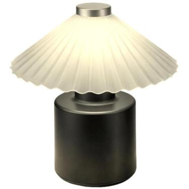 Imagem de Luminária Mesa Abajur Led Touch Sem Fio Recarregável Luxo - TATUDEBOA