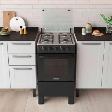 Imagem de Fogão Itatiaia Star Clean New 4 Bocas Preto