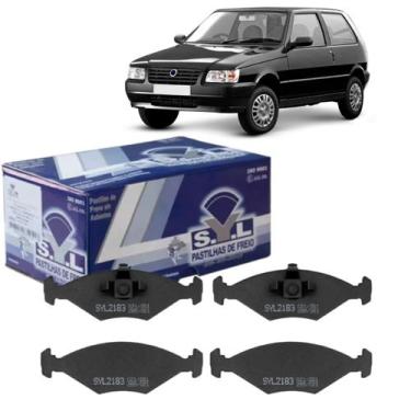 Imagem de Jogo Pastilha Freio Dianteira Fiat Uno Mille 1.0 Economy Way - SYL, PA