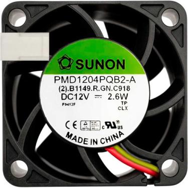 Imagem de Cooler PMD1204PQB2-A 12V 2.6W 0.21A 3L 3P 40X40X28MM B2 - Sunon
