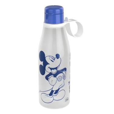 Imagem de Garrafinha De Água 530ml Com Tampa Abre Fácil Infantil Escolar - - PLA