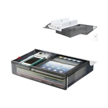 Imagem de Gaveta Plástica Adesiva Para Embaixo Da Mesa, Organizador De Papelaria