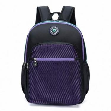 Imagem de Mochila Escolar Reforçada Espaçosa Alça Regulável-Unissex