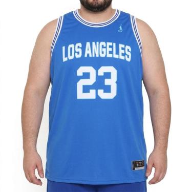 Imagem de Regata Basquete M10 Plus Size Los Angeles 23 Alt2 Royal-Masculino